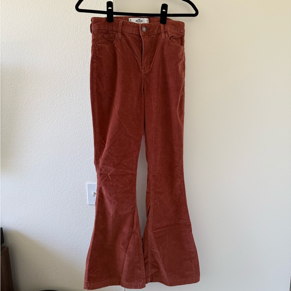 Hollister Rust Corduroy Trousers